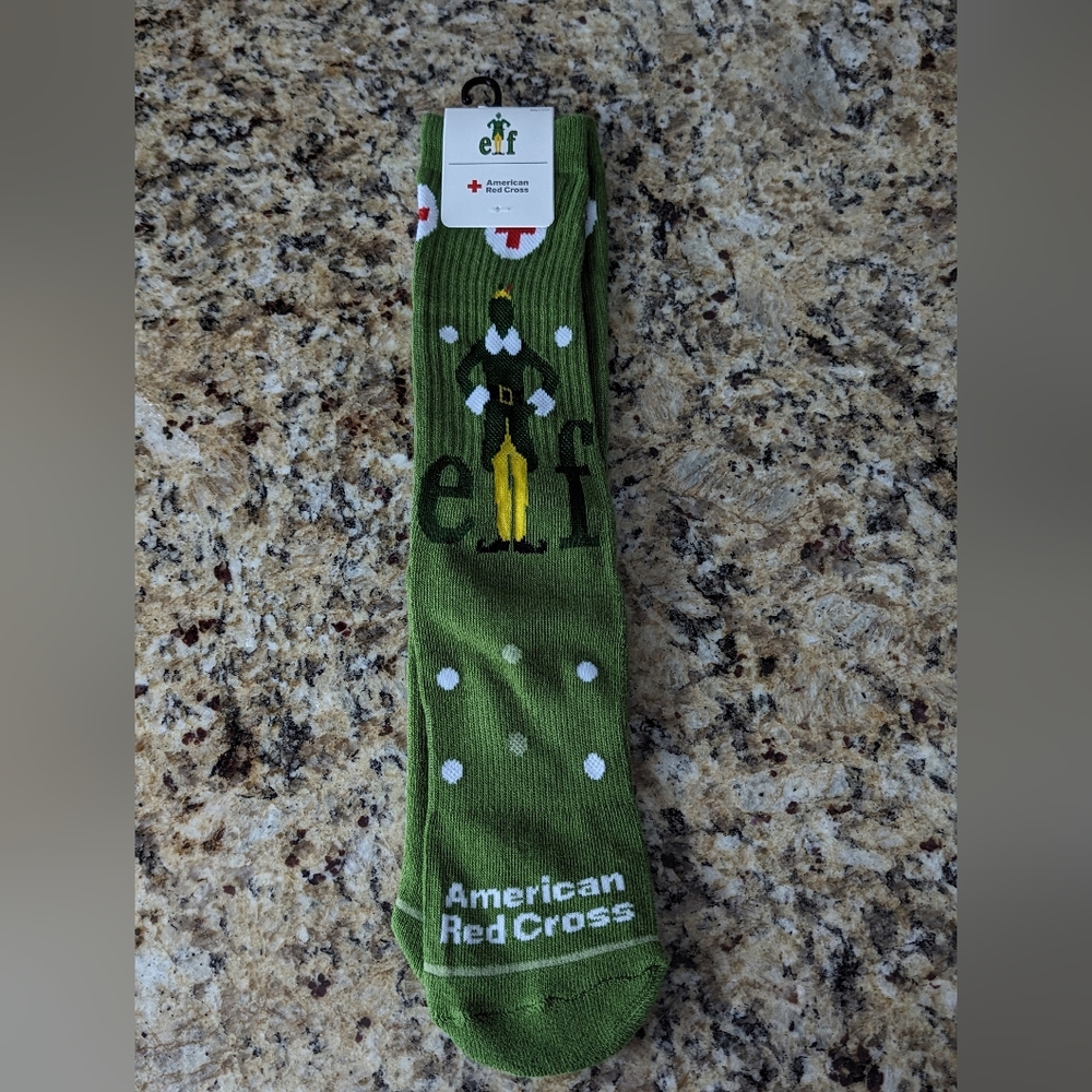 Long Elf Christmas socks
